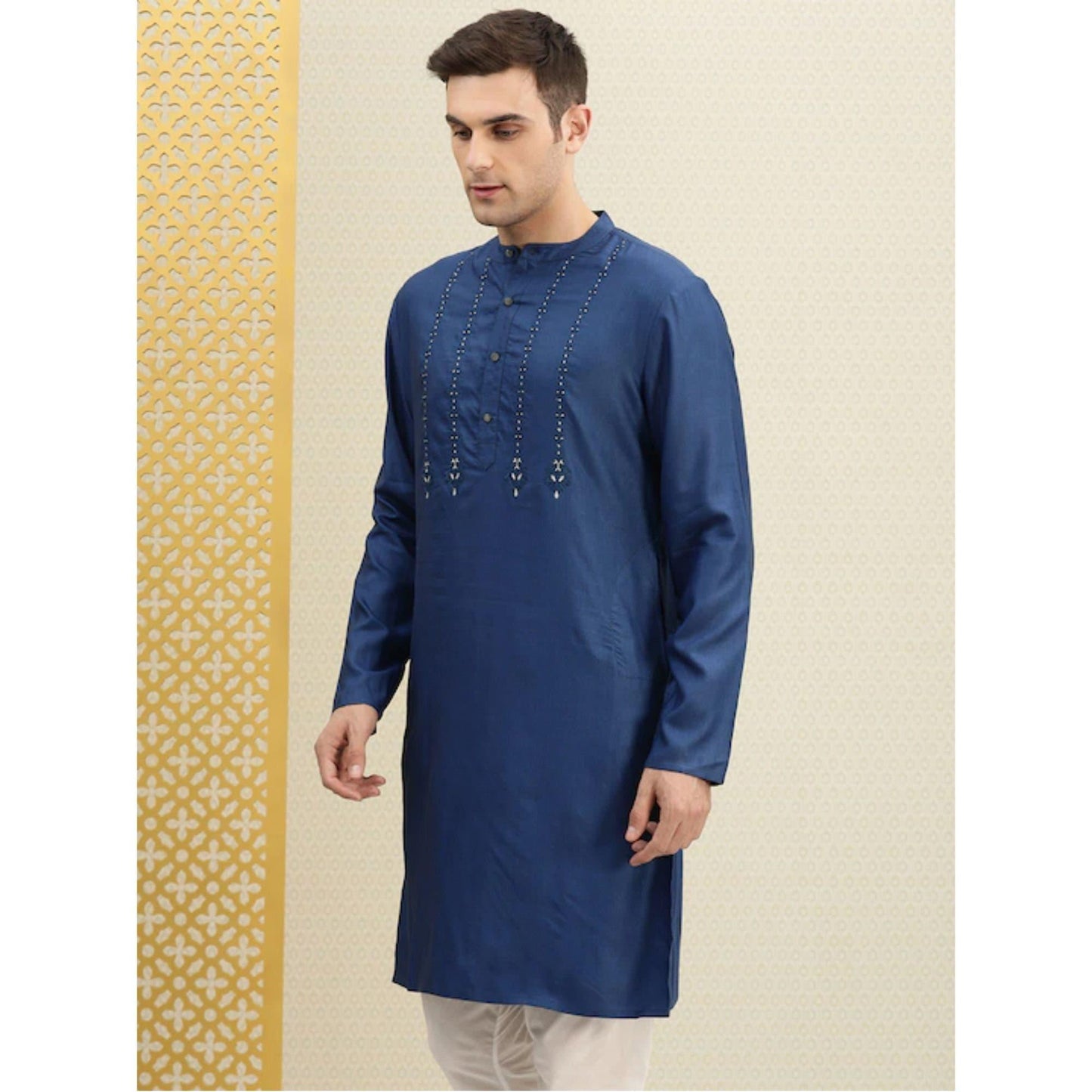 Custom made eid pakistani men embroidery kurta  pajama set , 100% cotton red kurta for men ,  Men traditional wear , Indian shirt for men