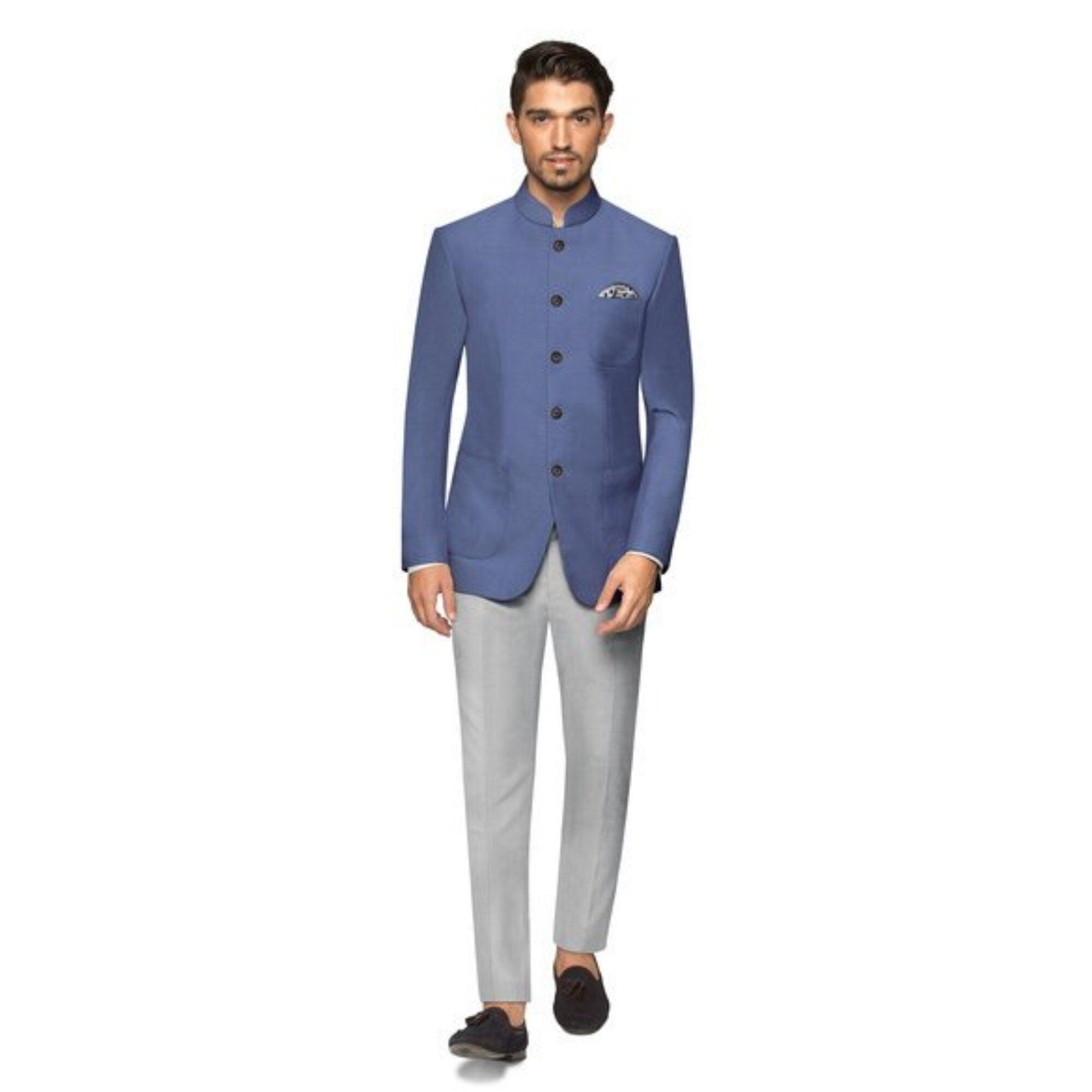 Light blue jodhpuri clearance suit