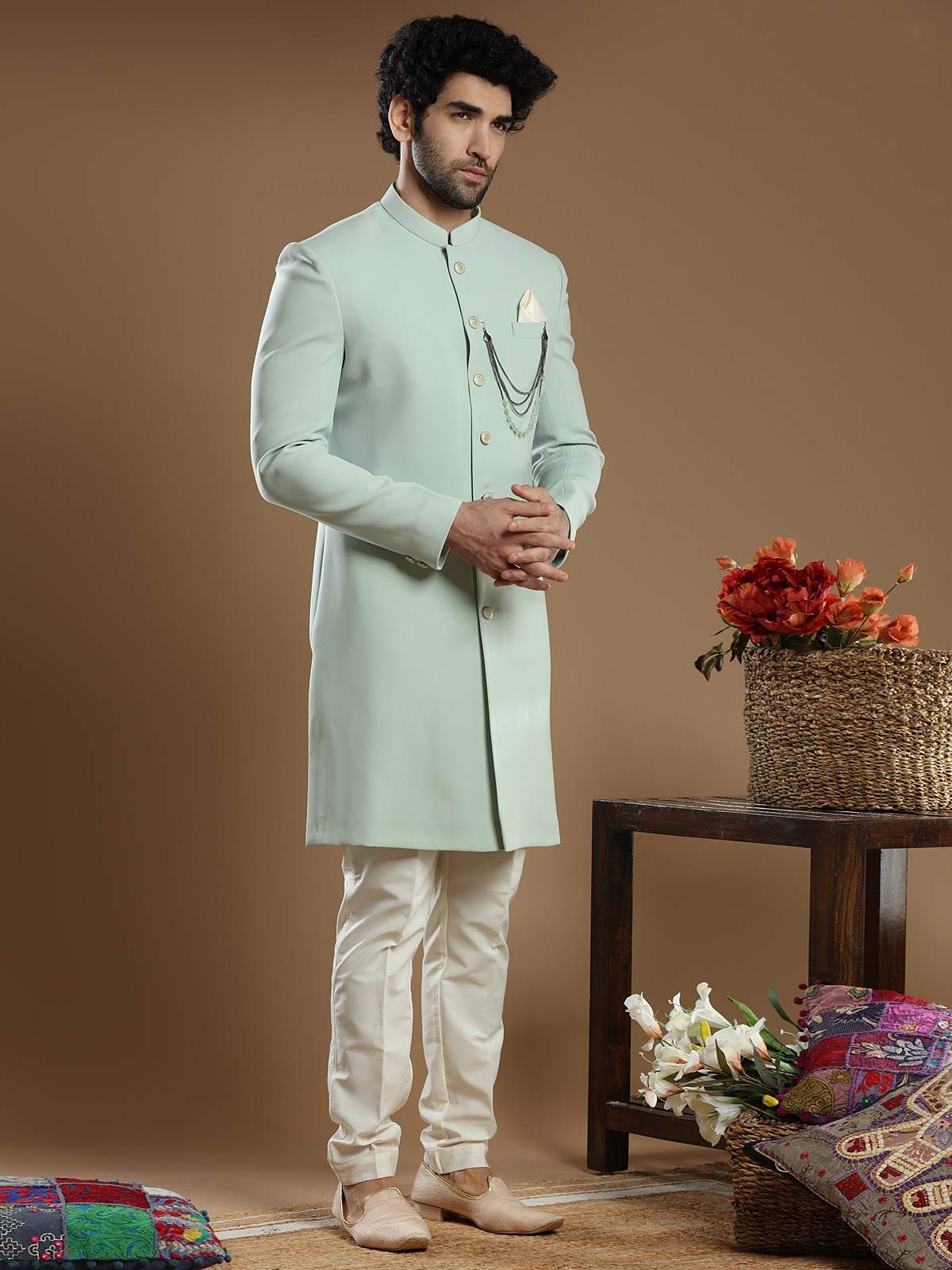 Custom sherwani sales