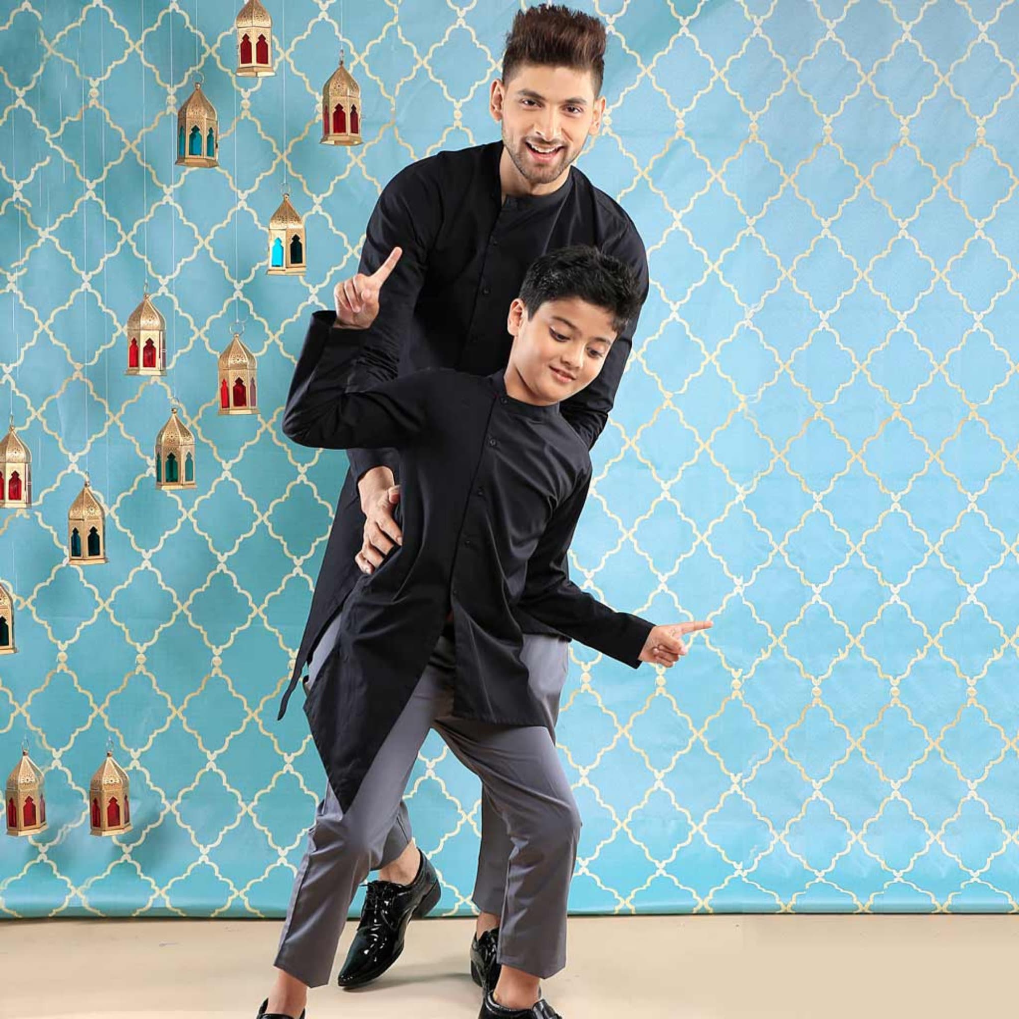 Father son outlet kurta set