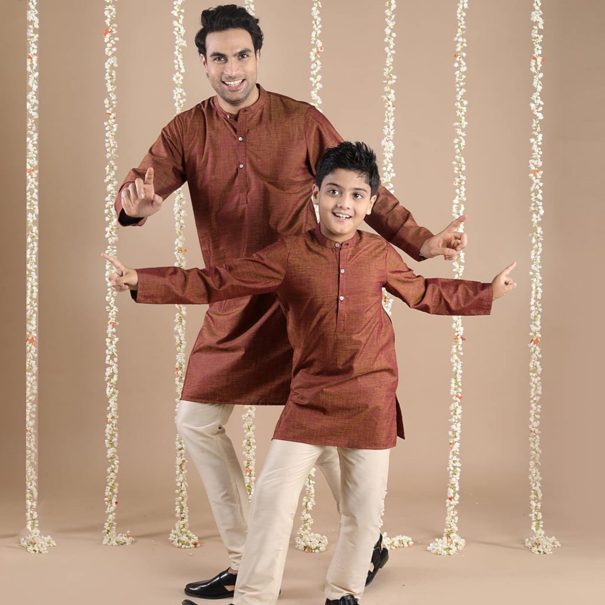 Father son 2025 ethnic wear