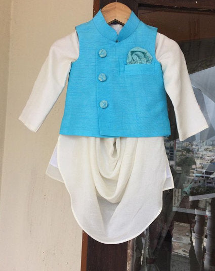 kurta dhoti for kids / kurta jacket for boys / Indian suit for  boys / Indian dress for boys /custom suit for kid