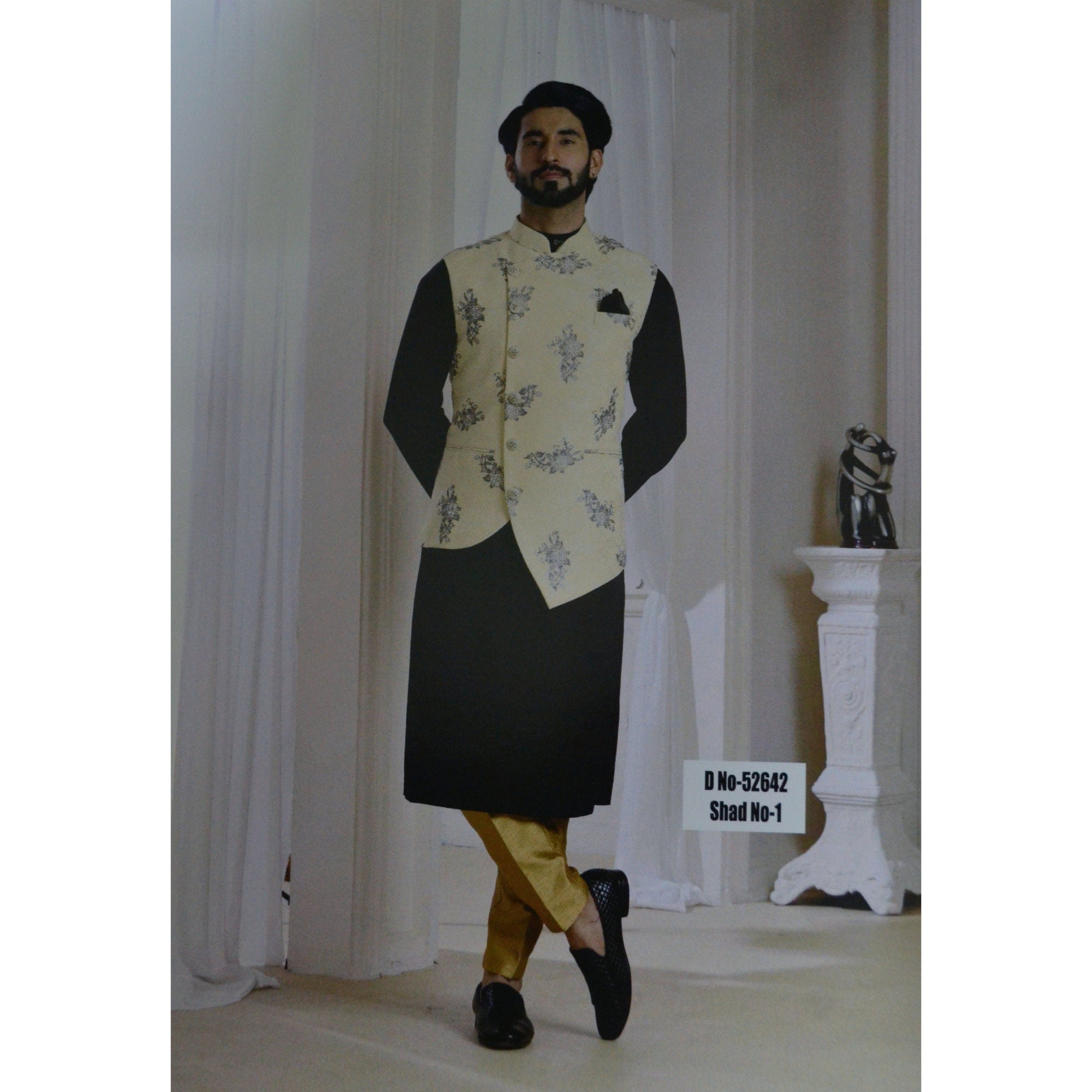 35 Latest Men's Kurta Pajama With Jacket Designs for (2020) | Waistcoat  designs, Gents kurta design, Handsome wear